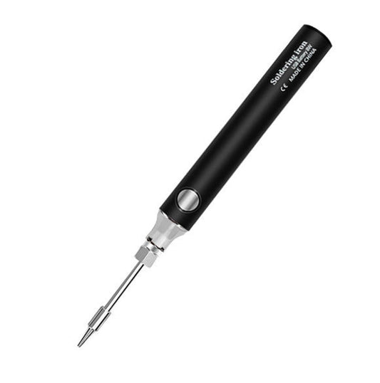 8W USB 5V Cordless Soldering Iron Low Voltage Soldering Pen, White, Black, Gray