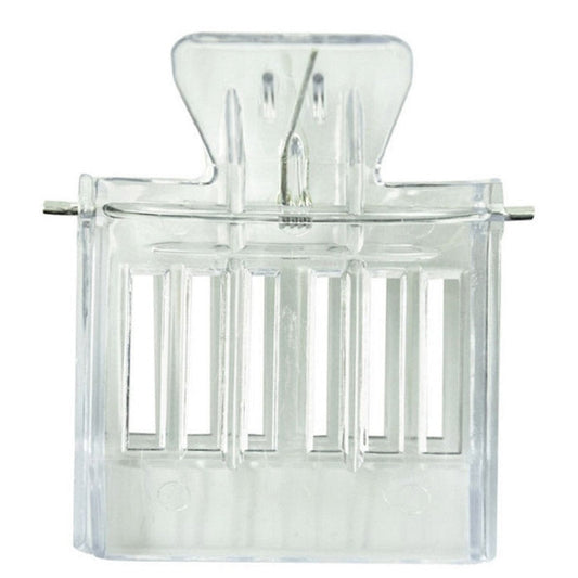 2 PCS Plastic Book Clip Type Bee King Cage Beekeeping Tool
