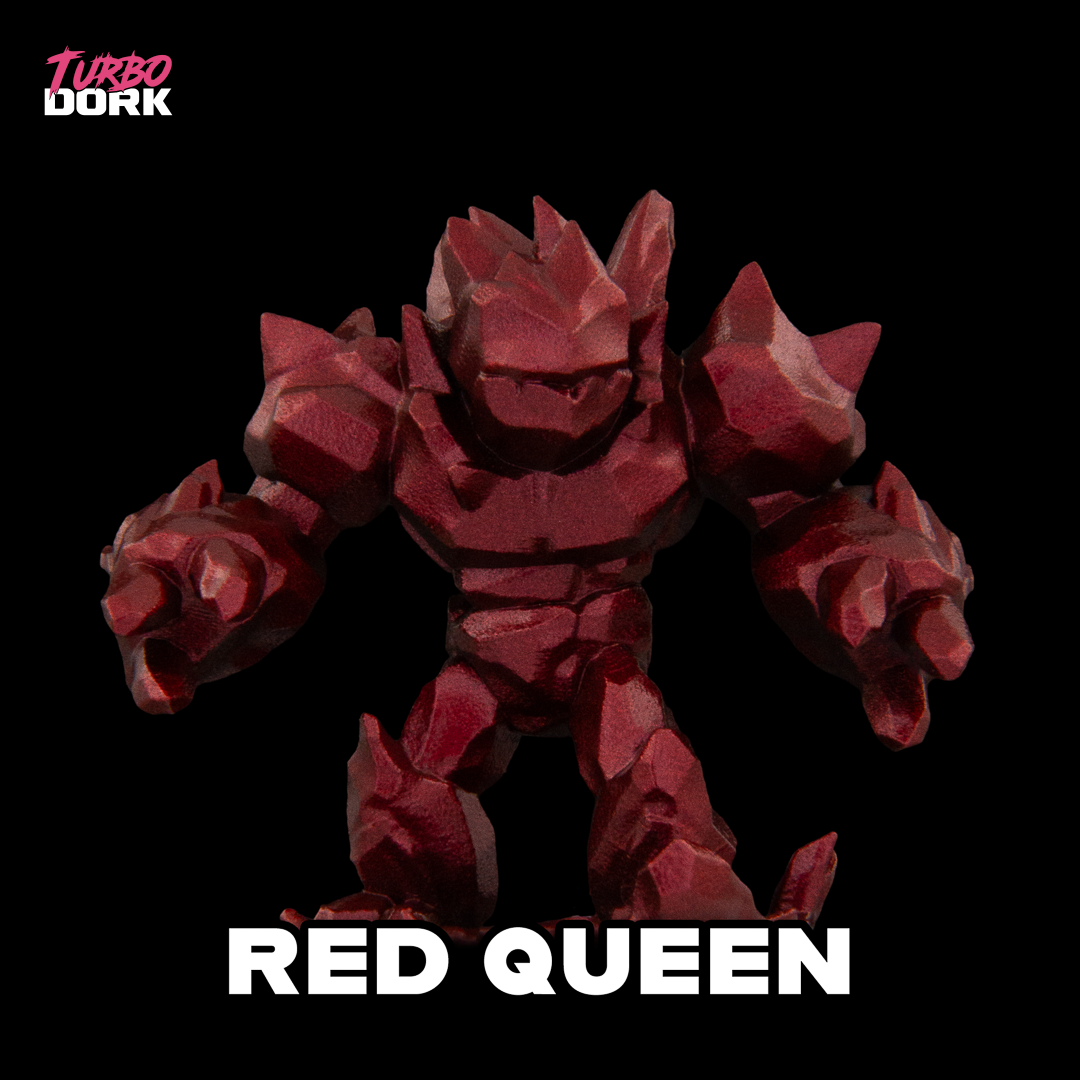 Turbo Dork: Red Queen Metallic Acrylic Paint 22ml