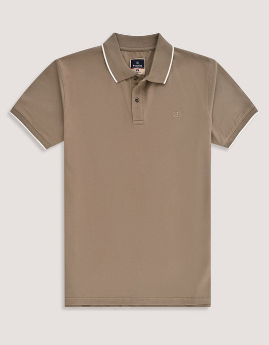 Camel Regular Fit Polo Shirt