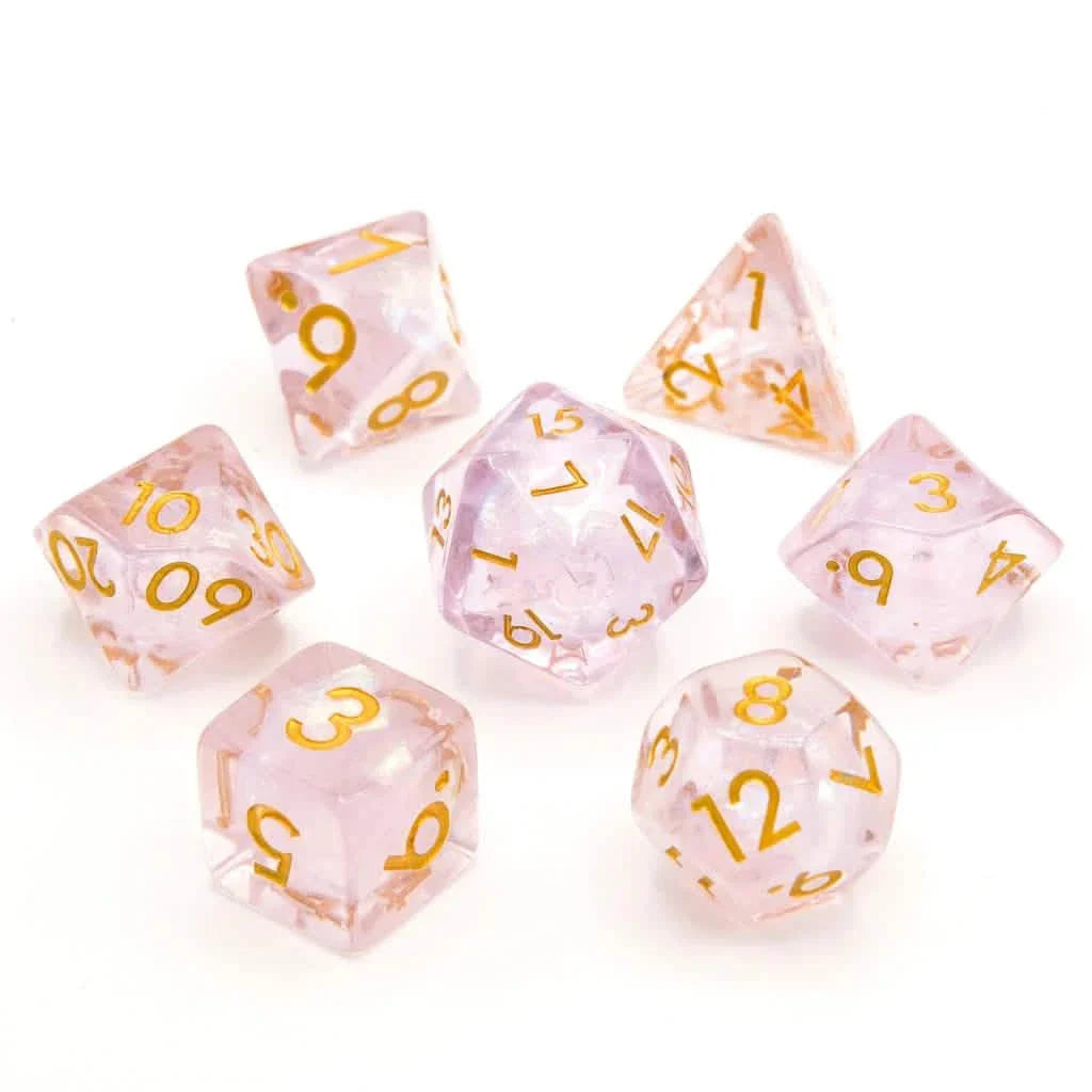 Ethereal Fae | Soft Edge Dice | Acrylic | 7 Piece Set