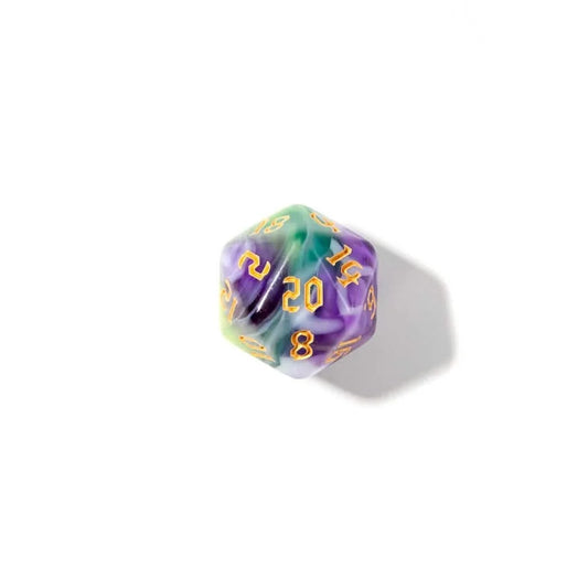 Mystic Tides | Soft Edge Dice | Acrylic | 7 Piece Set