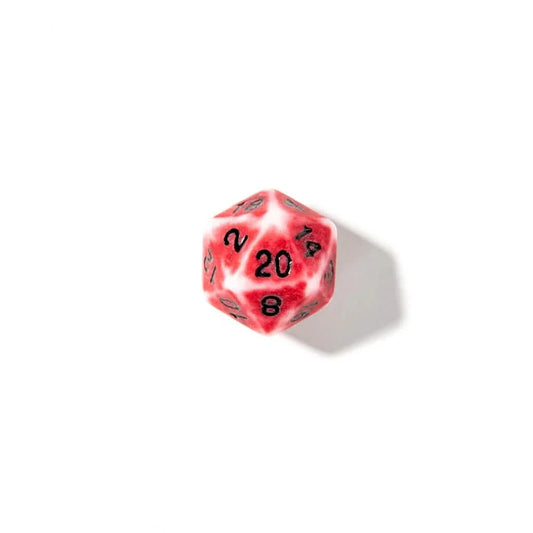 Crimson Relic | Soft Edge Dice | Acrylic | 7 Piece Set