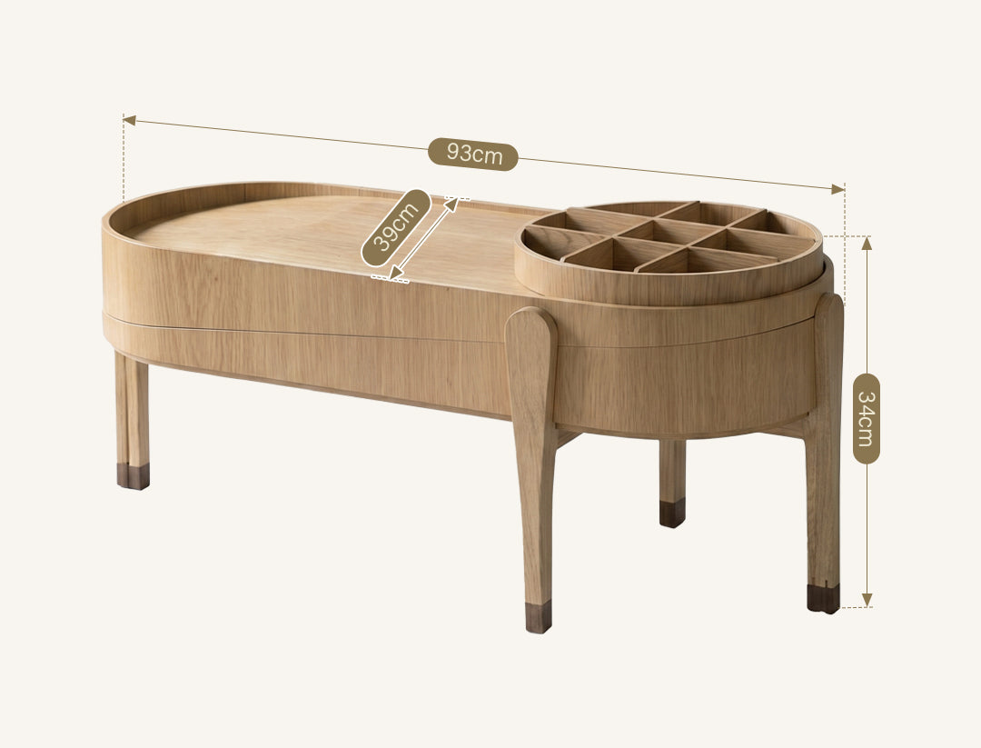 Timblin Nesting Coffee Table Set, Ash