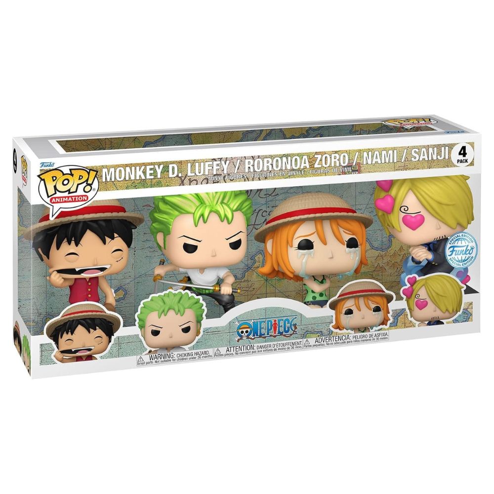One Piece Funko POP! 4-Pack 9cm