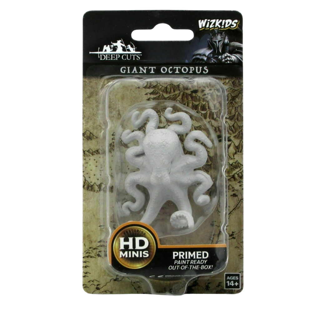 WizKids Deep Cuts Unpainted Miniatures: Giant Octopus