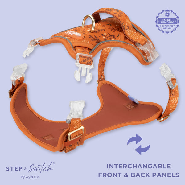 Wyld Cub - Step & Switch® Dog Harness: Chiswick Ginger
