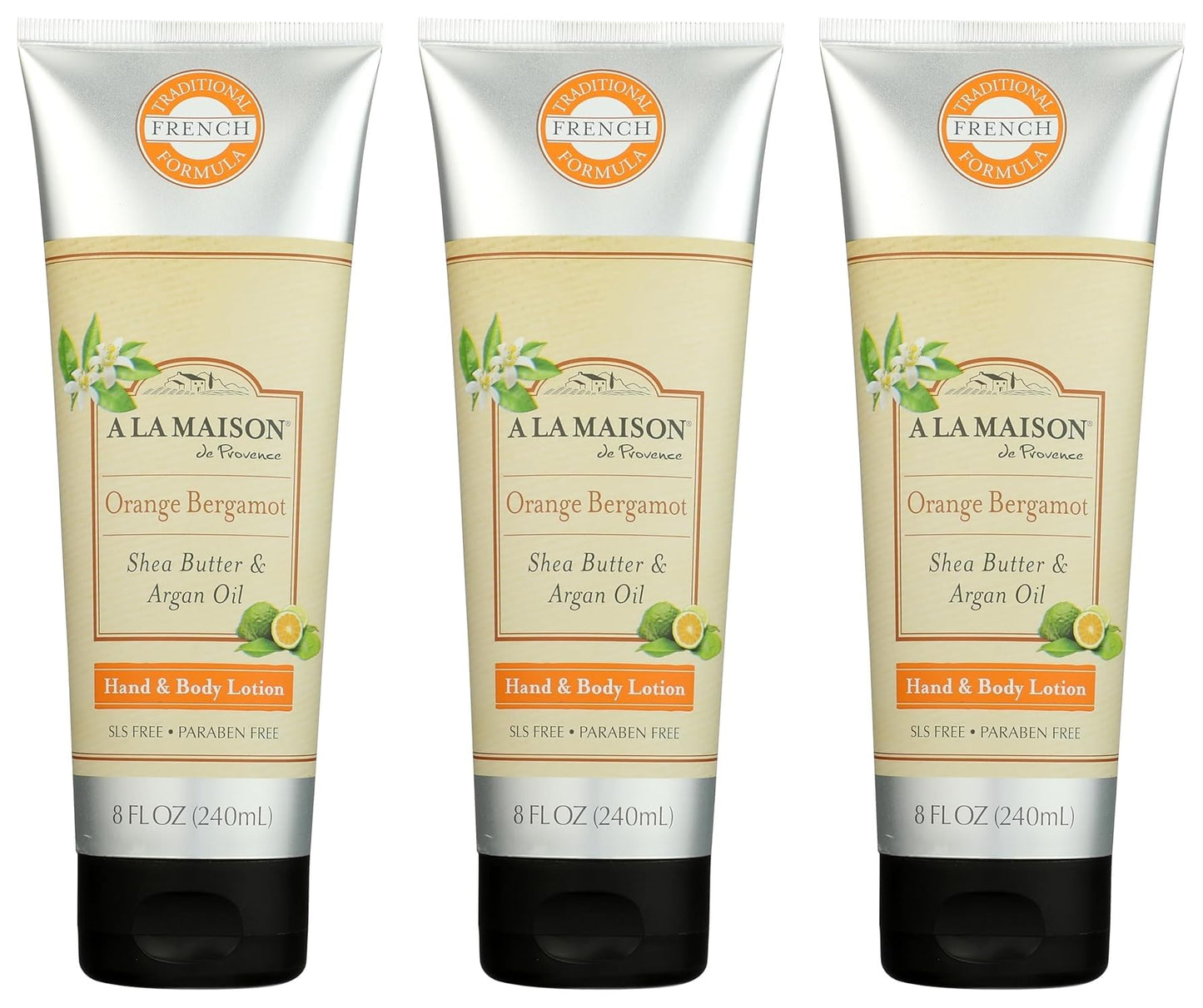 A La Maison Orange Bergamot Body Lotion 8 oz – 3 Pack
