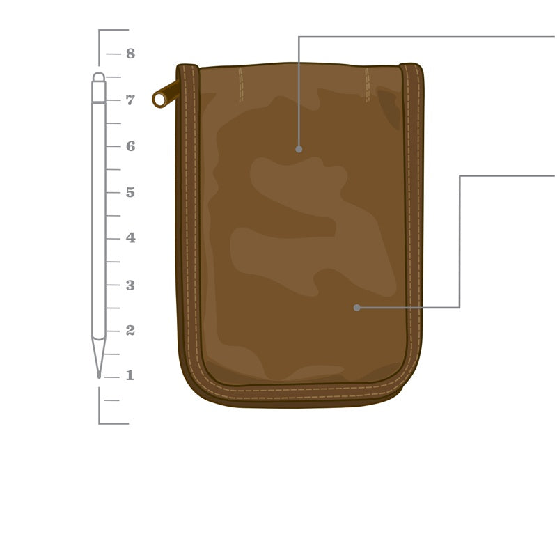 Rite in The Rain Top Bound Notebook Cover - Tan
