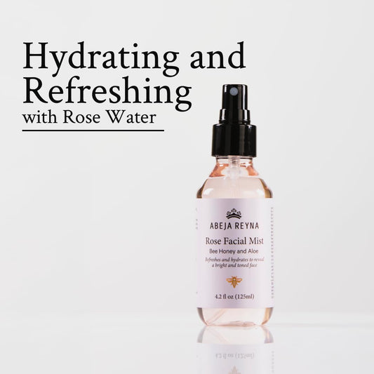 ABEJA REYNA Rose Facial Mist with Organic Honey & Aloe Vera – 125ml