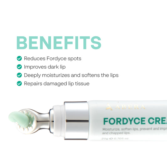 ABERA Fordyce Cream – Advanced HPR Formula for Lips | Fordyce Spot Remover & All-Day Moisturizing (0.7 oz)