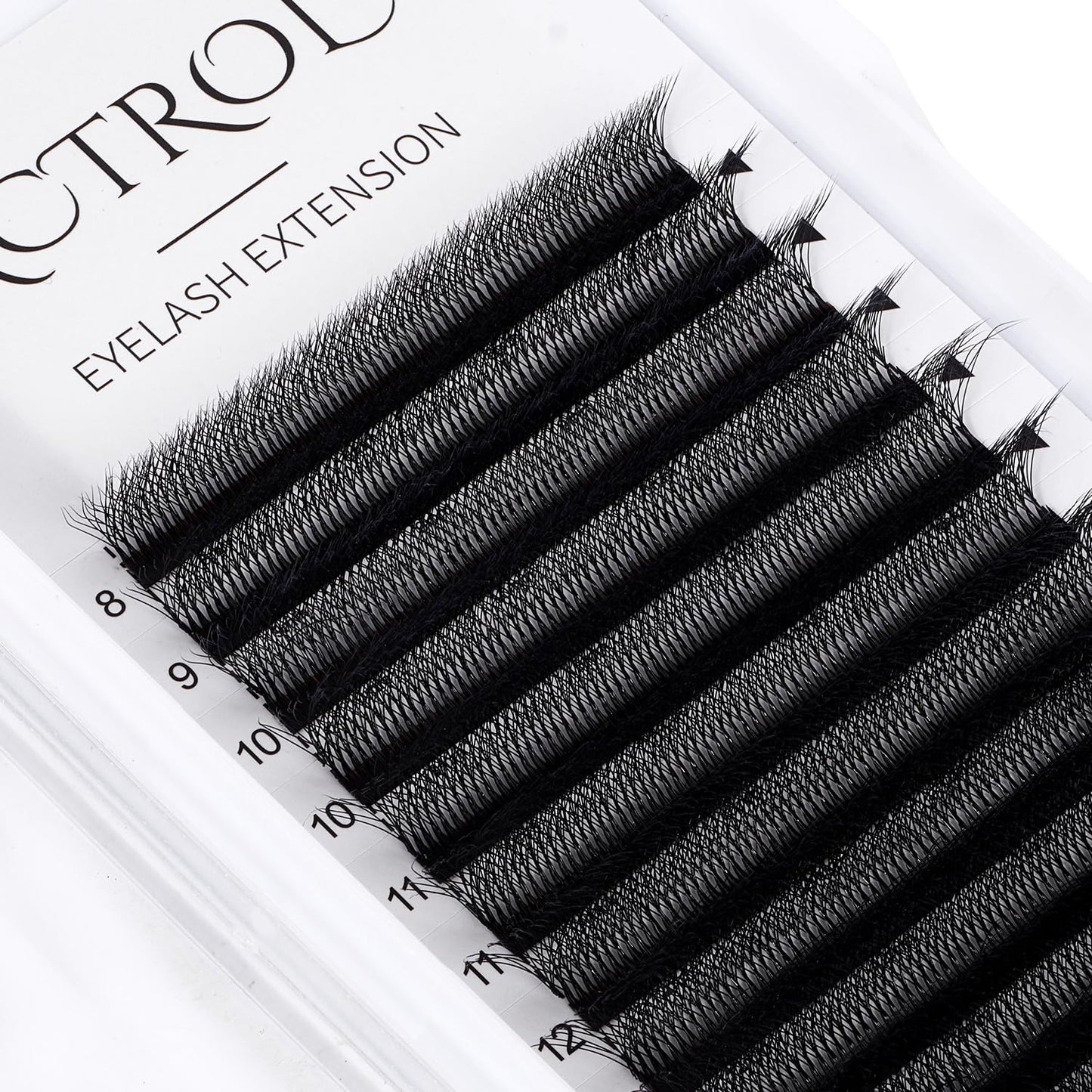 ACTROL W Eyelash Extensions 8D Volume 0.07D Curl 8-15mm Mix – Easy Fan W-shaped Premades