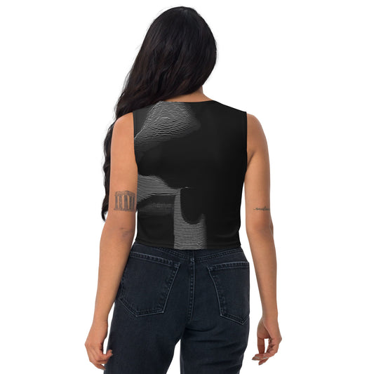 Shhh! - Womens Crop Top - iSAW Company