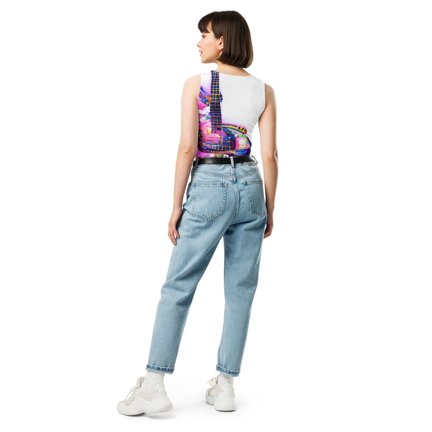 Hippie Guitar - Womens Crop Top