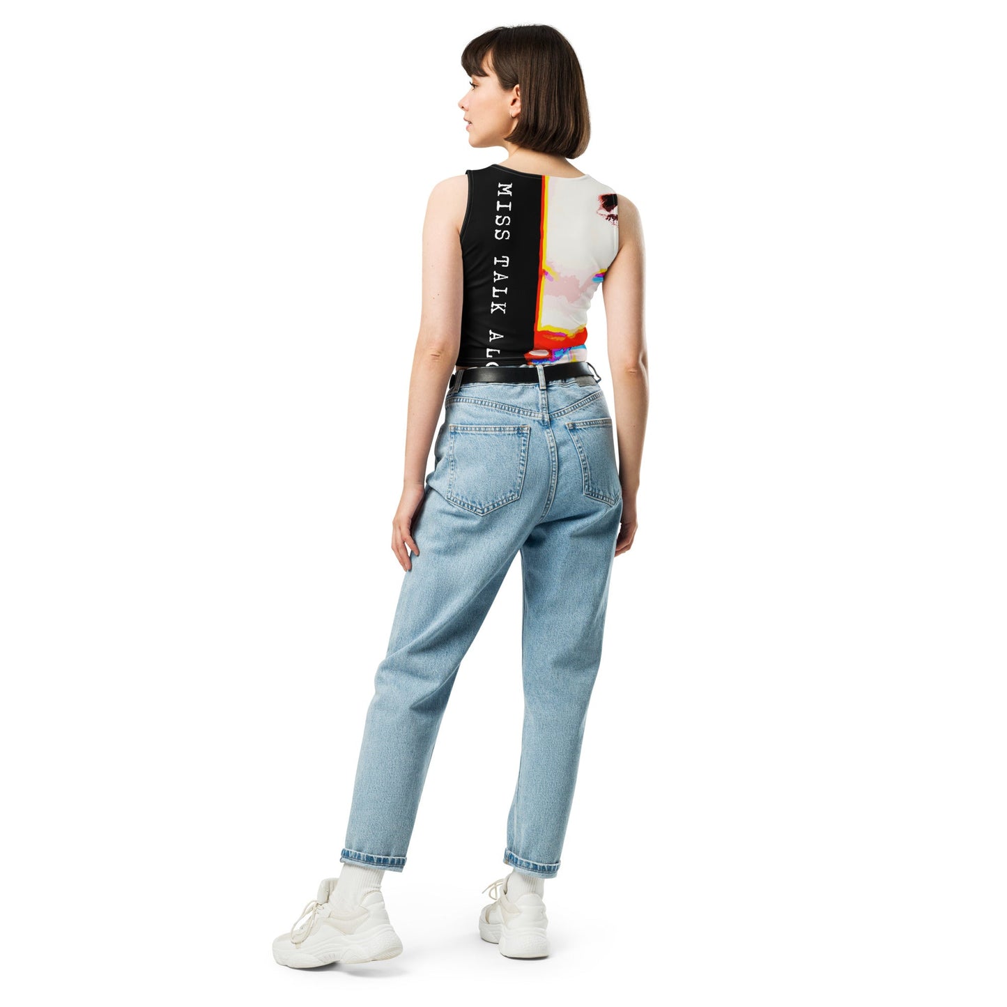 Miss Talk A Lot - Womens Crop Top