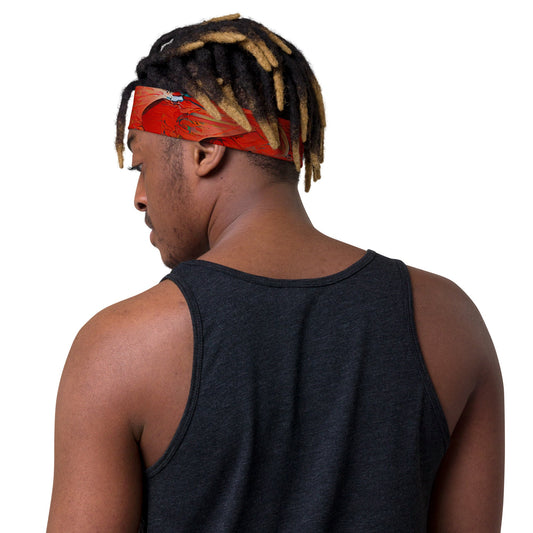 Half Black Half Hónghǎi - Headband