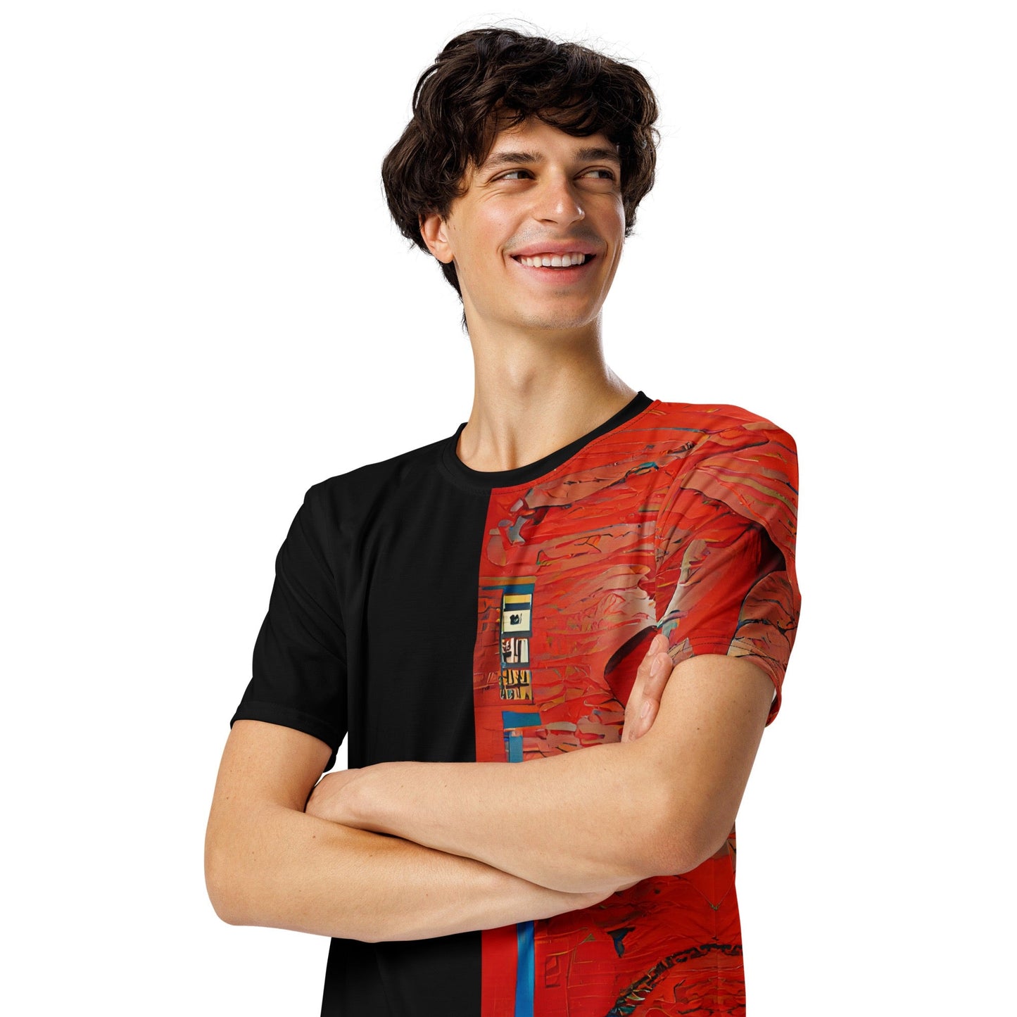 Half Black Half Hónghǎi - Mens T-Shirt