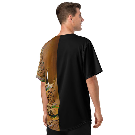 Half Black Half Gāolàng - Unisex Baseball Jersey