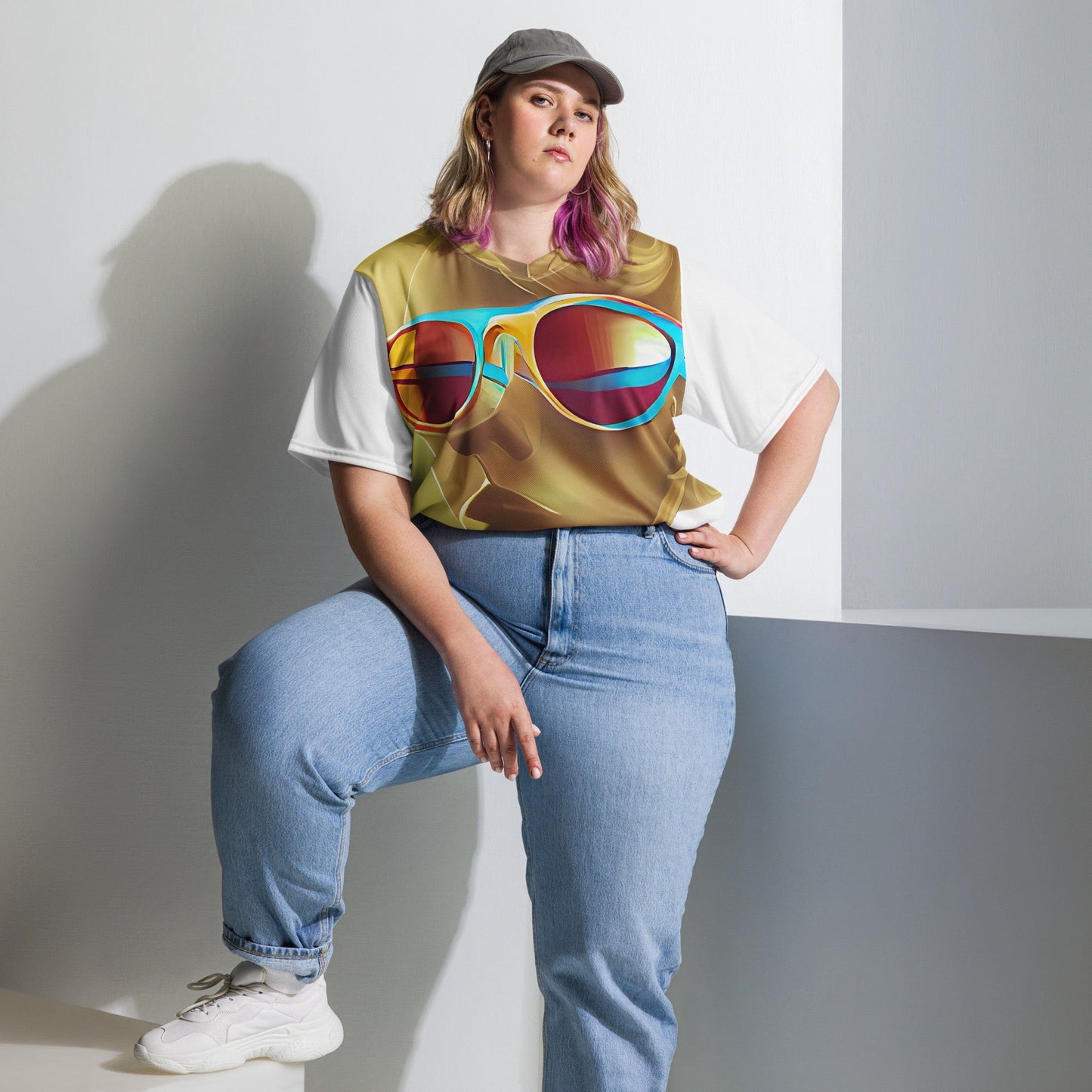 Retro Cool White - Womens Sports Jersey