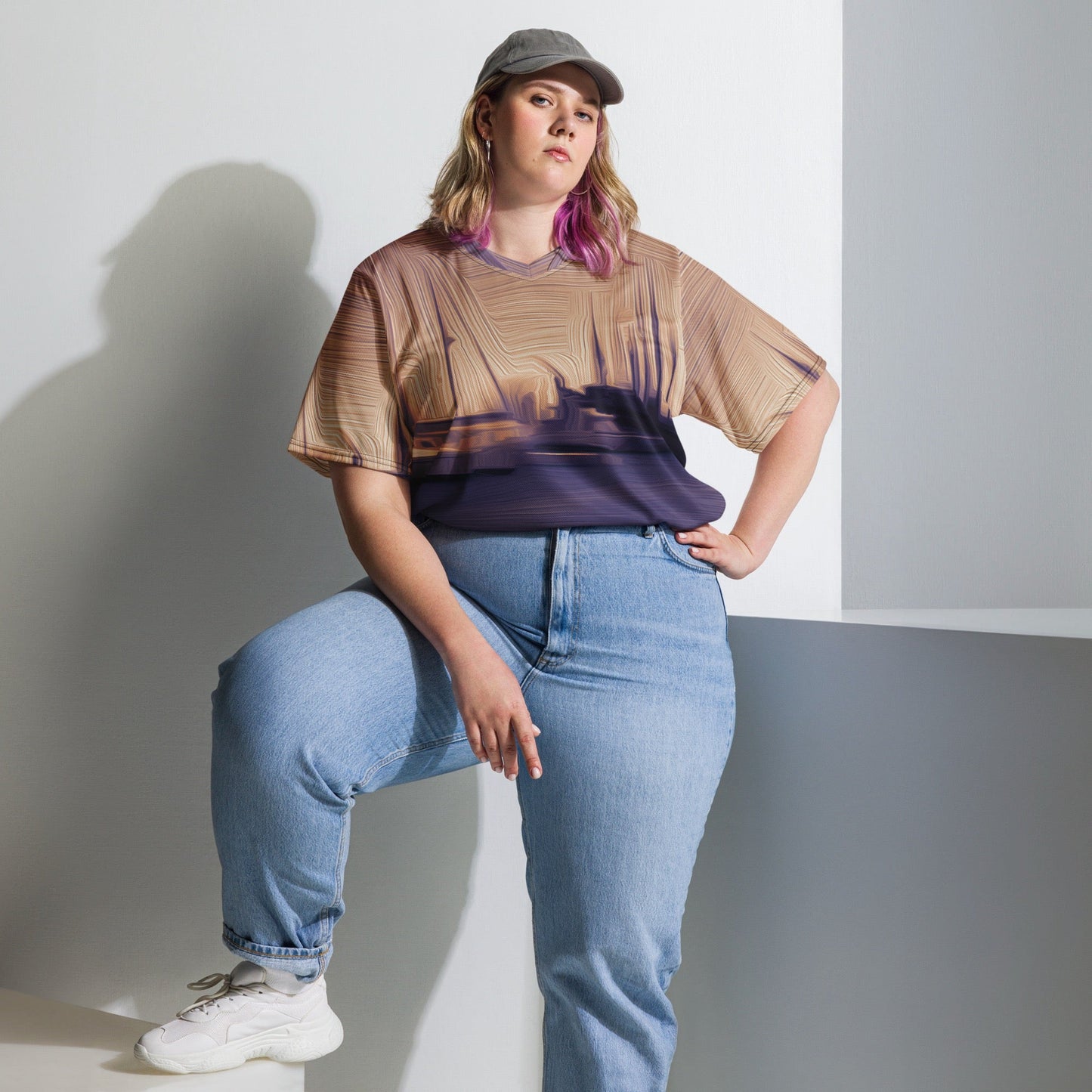 The Sleeping Yachts (at Sunset) - Unisex Sports Jersey