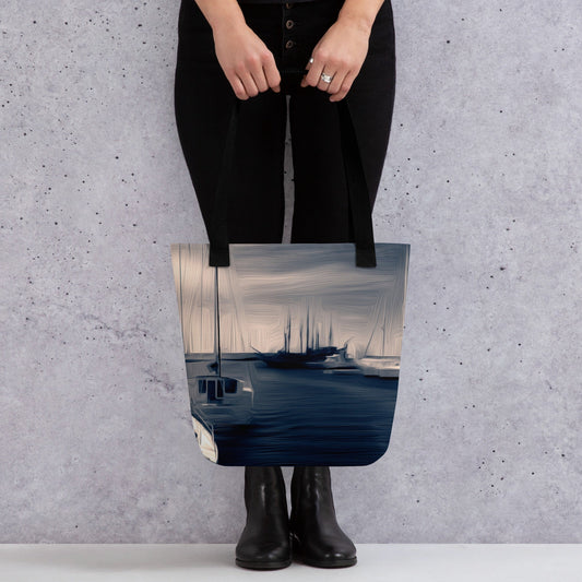 The Sleeping Yachts (at Sunrise) - Tote Bag
