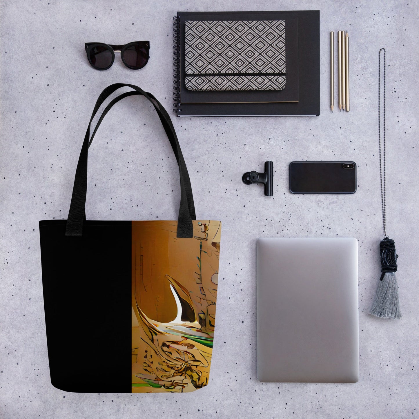 Half Black Half Gāolàng - Tote Bag