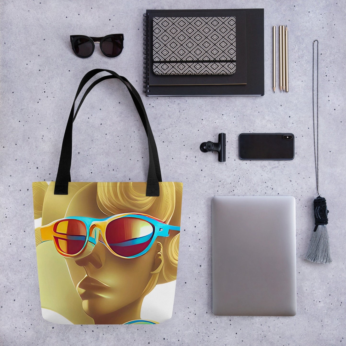 Retro Cool White - Tote Bag - iSAW Company