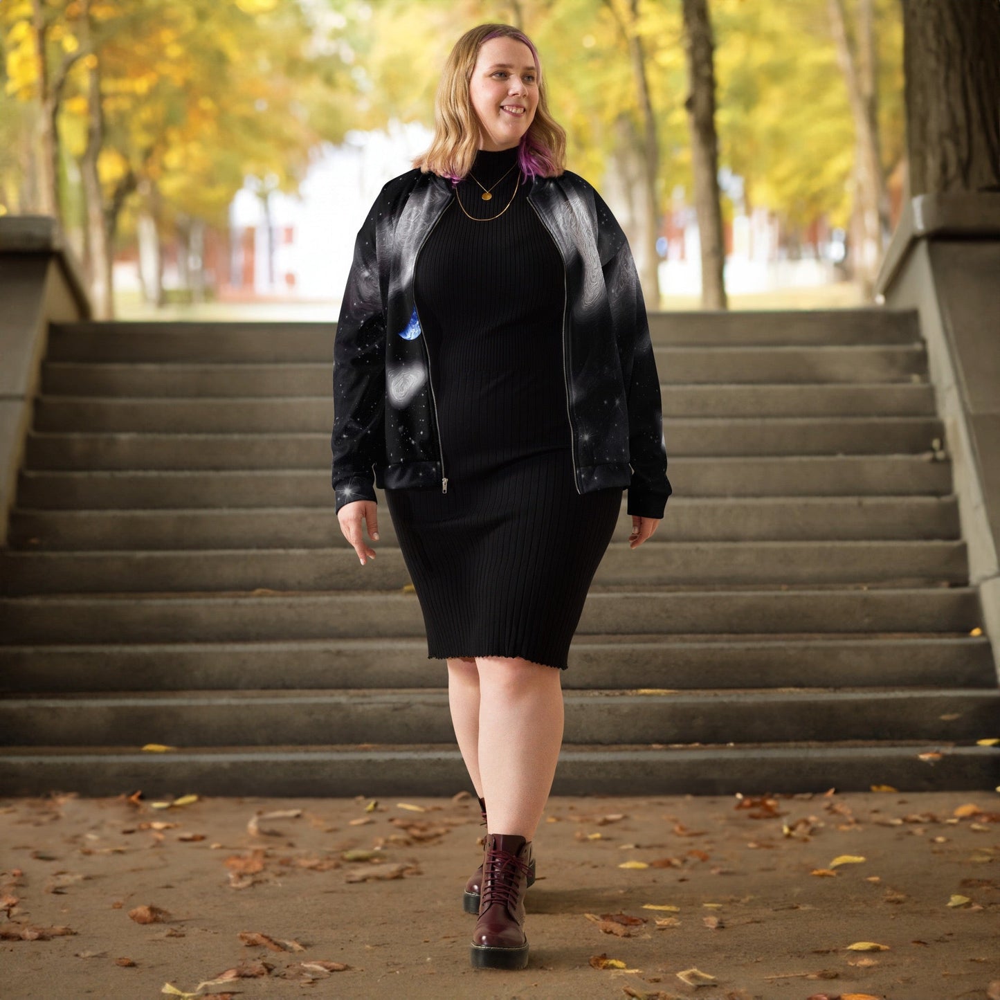 In The Quiet of Your Mind - Womens Bomber Jacket