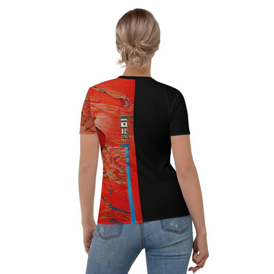 Half Black Half Hónghǎi - Womens T-Shirt