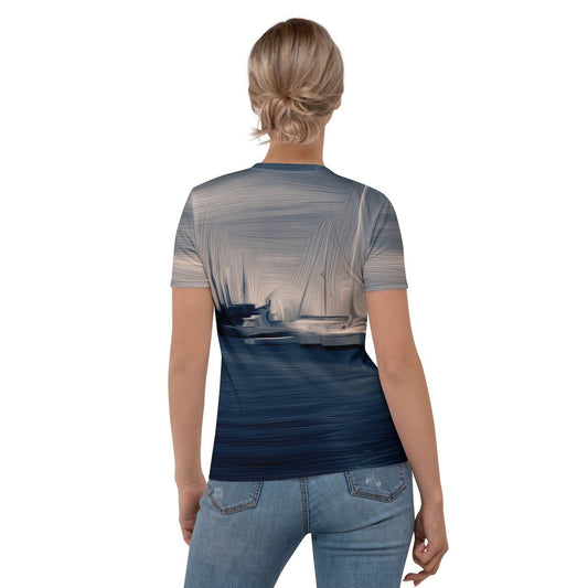 The Sleeping Yachts (at Sunrise) - Womens T-Shirt
