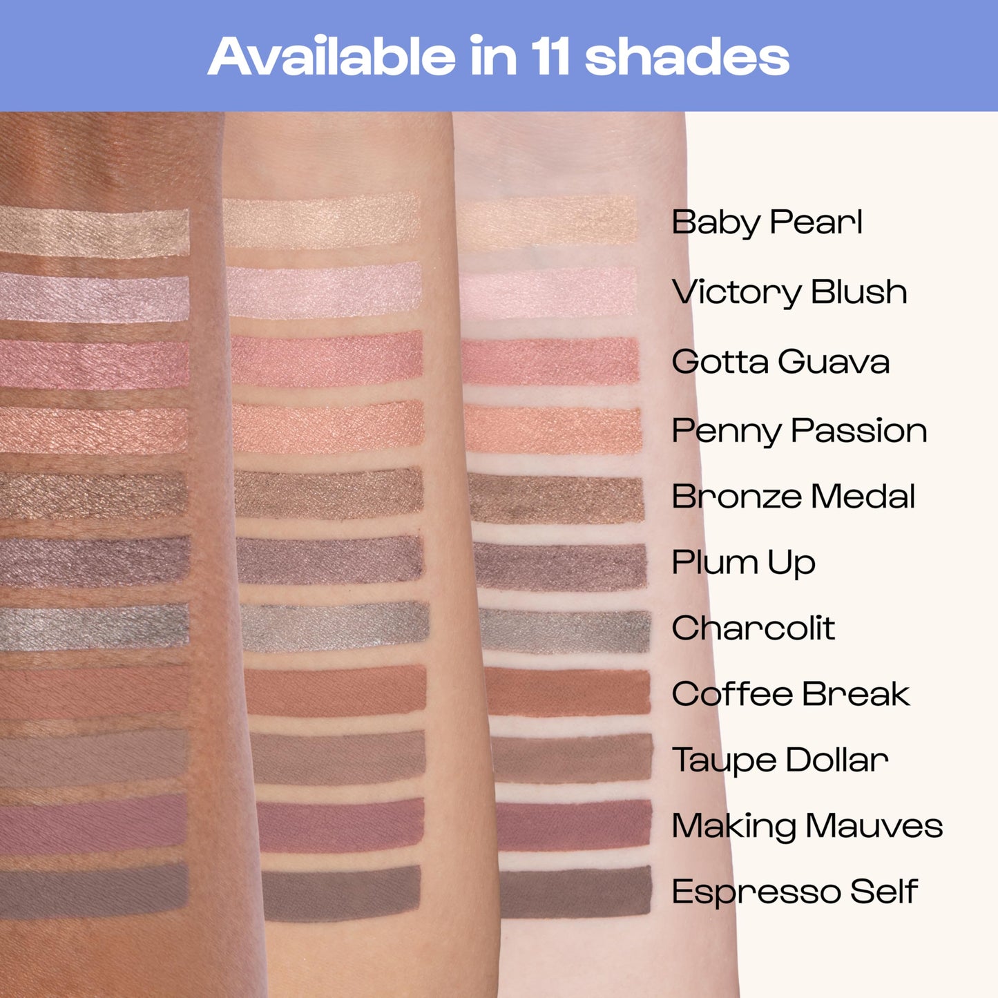 ALLEYOOP 11th Hour Waterproof Cream Eyeshadow Stick – Long-Wear Matte Chestnut Matte (Eyeshadow & Liner)