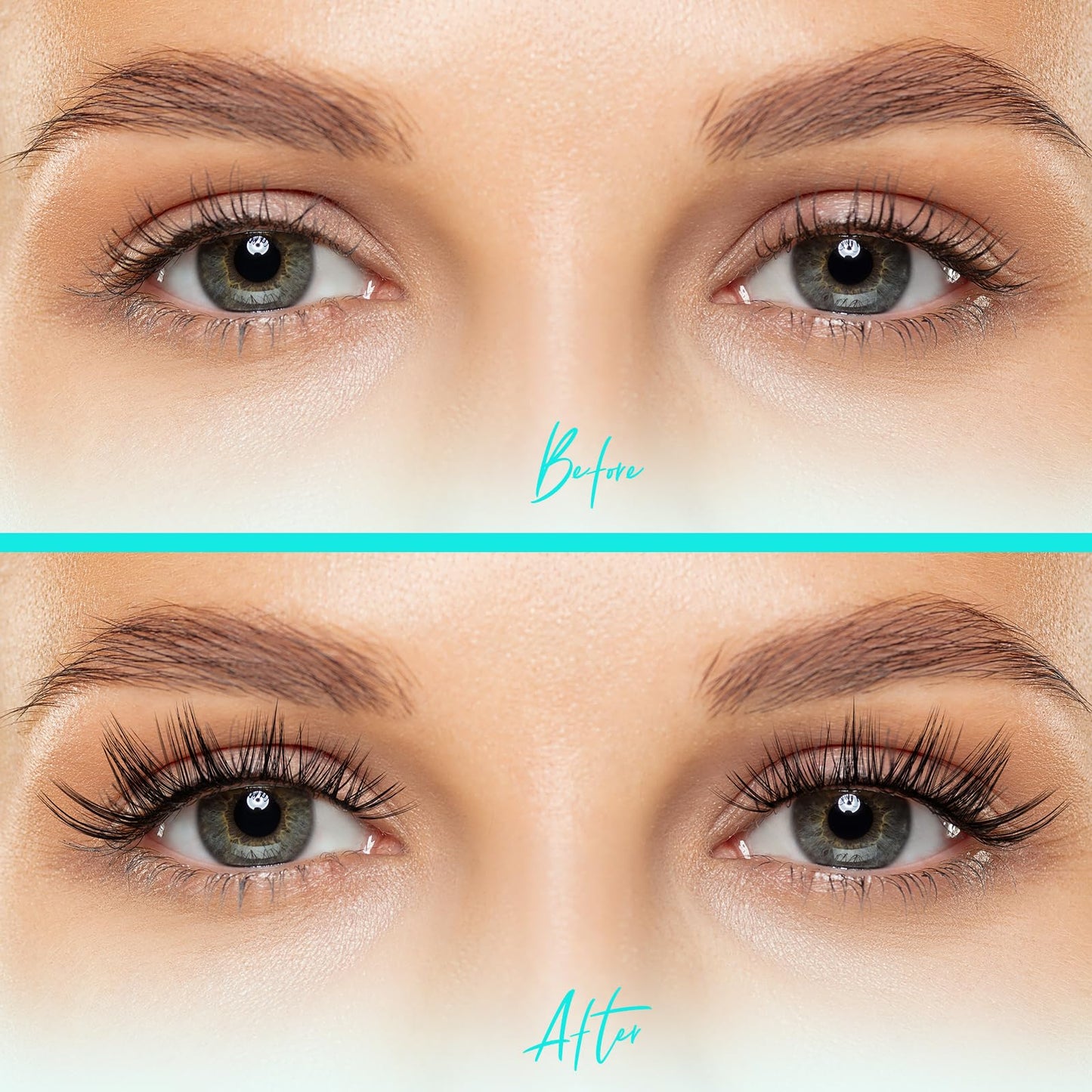 AMZGIRL LASH Lash Clusters Kit 168pcs – Natural Look with Bond & Seal, Waterproof, Ultra-Thin Band (Hollyhock Kit, D-10-18mm)