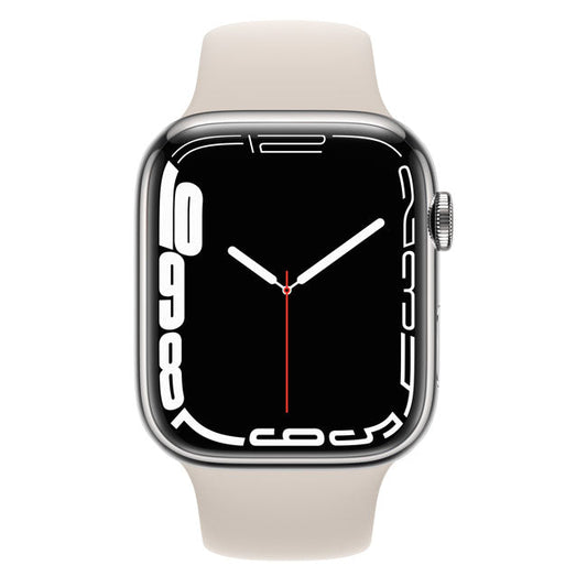 Refurbished Apple Watch Series 7 45mm Cellular Stainless Steel | Unlocked
