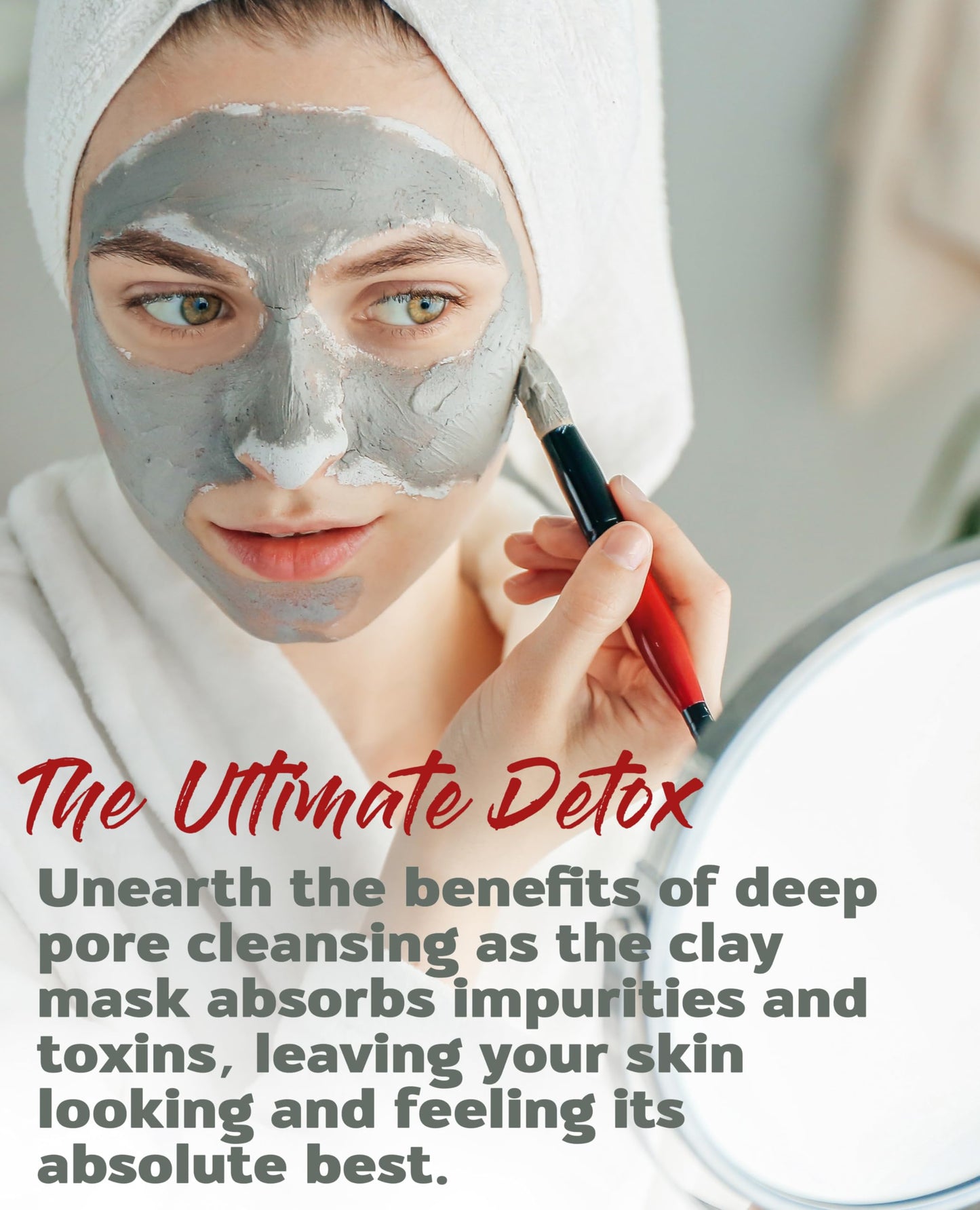 Aztec Secret Essential Indian Clay Mask Kit by Etana — 100% Natural Calcium Bentonite, Deep Pore Cleansing & Accessories