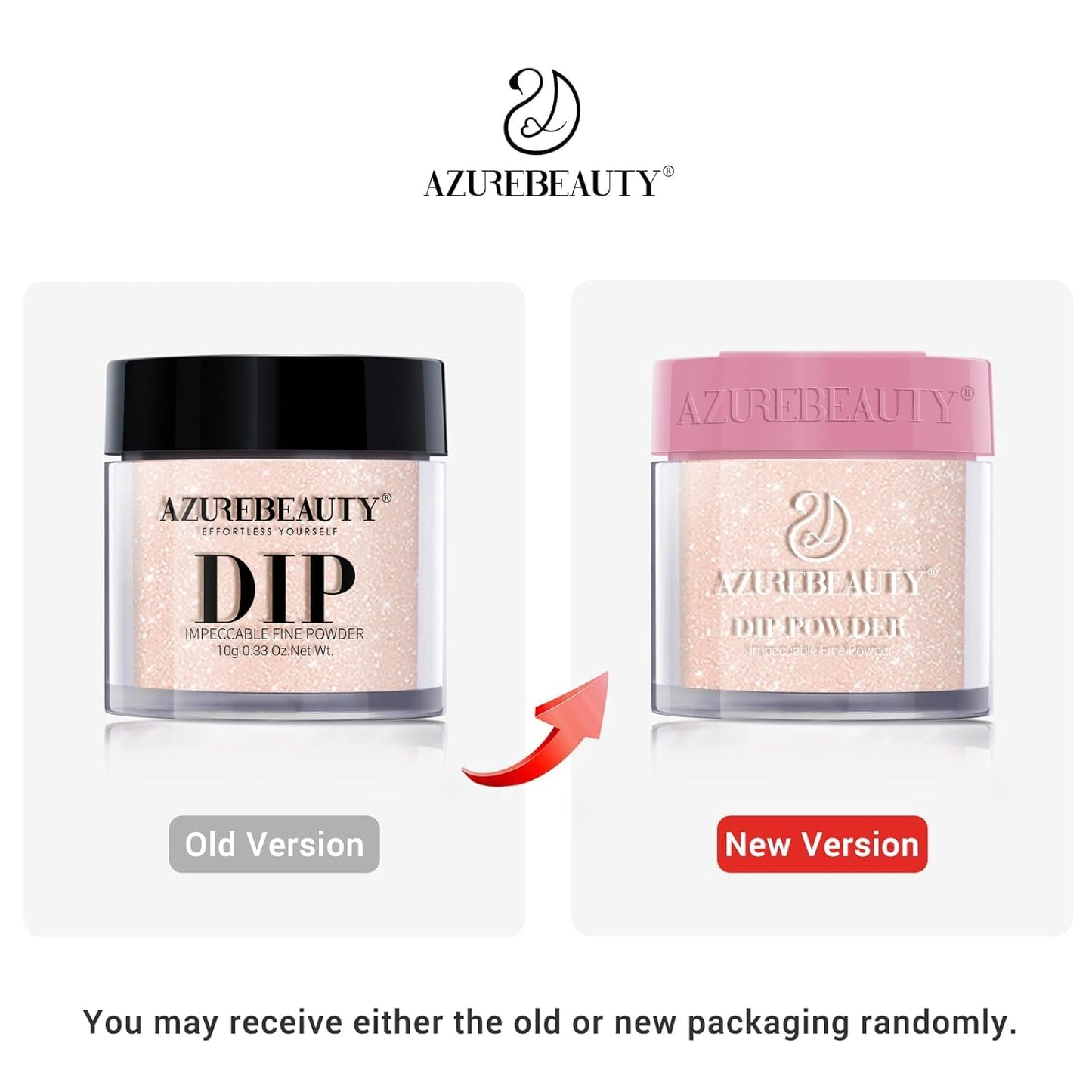 AZUREBEAUTY Dip Powder Nail Kit – 4 Jelly Colors + Dried Flowers, Starter Liquids & Recycling Tray