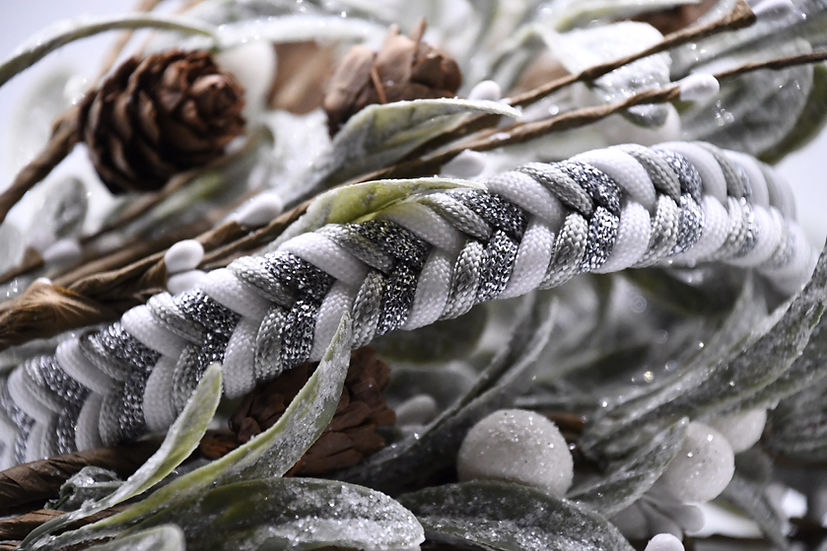 Jack Frost Braided - Handmade Paracord Dog Collar