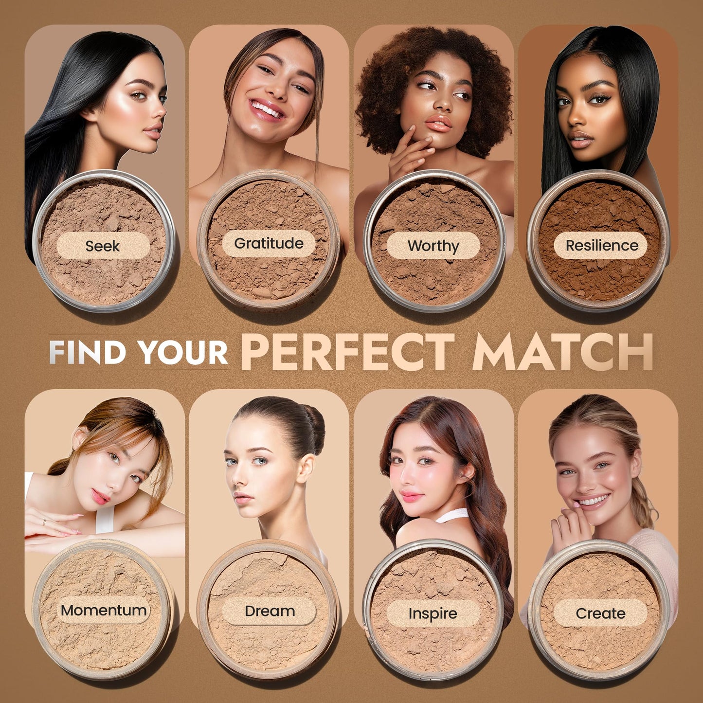 BaeBlu InstaFame Loose Powder Foundation – Full Coverage Matte Mineral for Sensitive Skin