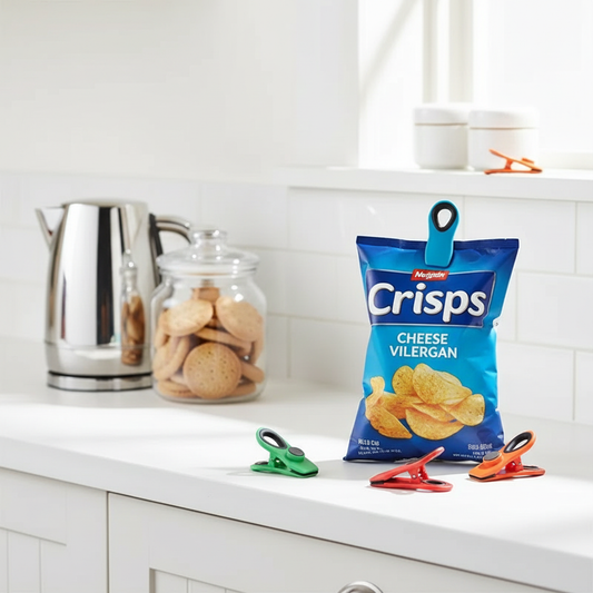 Magnetic Reusable Bag Clips Airtight Food Sealer Clips for Kitchen Snacks