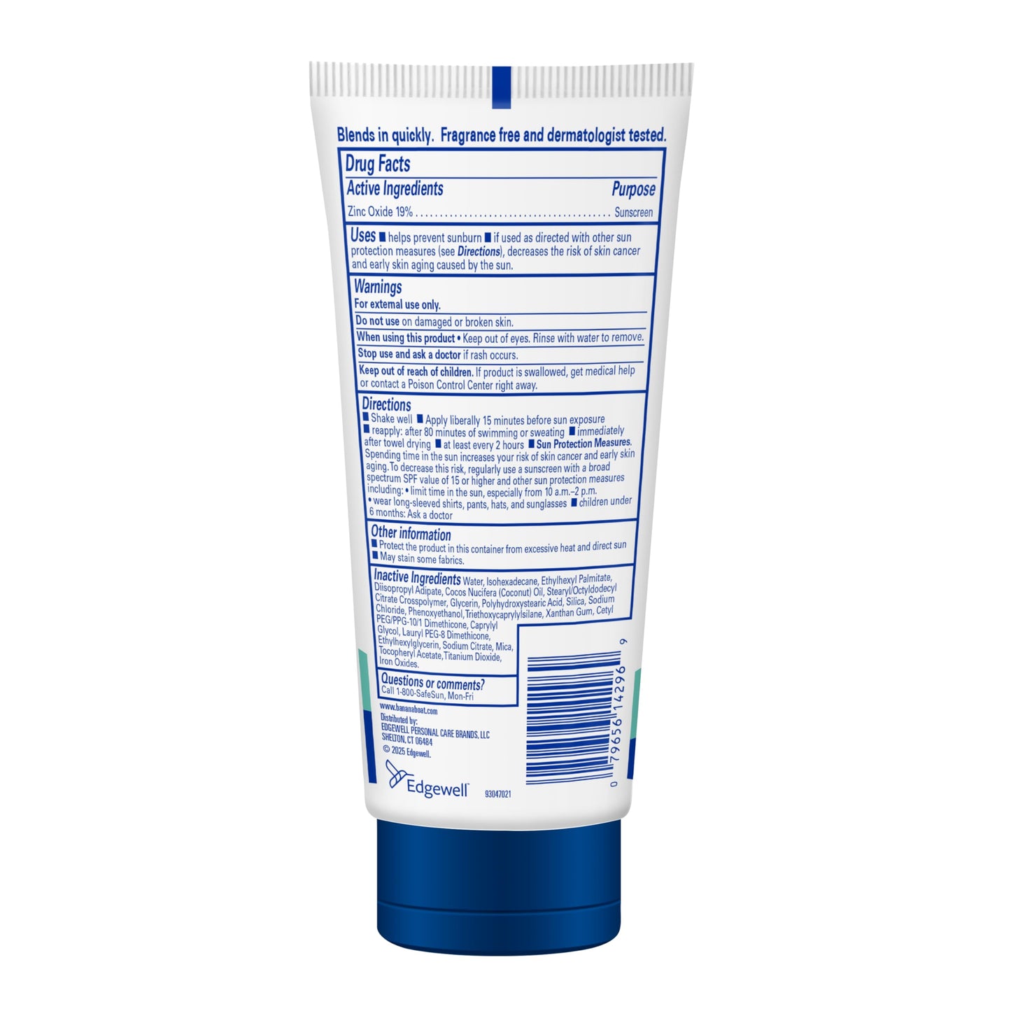Banana Boat Mineral Sunscreen SPF 50 Lotion – 5oz | Fragrance-Free, Sweat & Water-Resistant