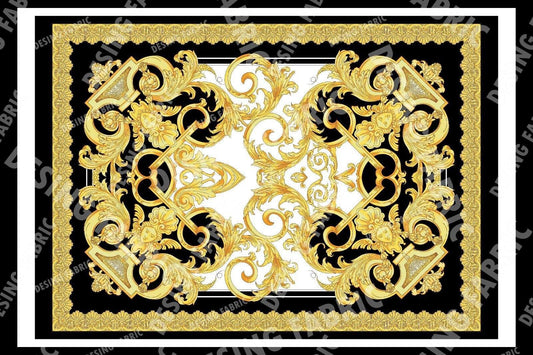 Baroque Silky Crepe Fabric by the Metre