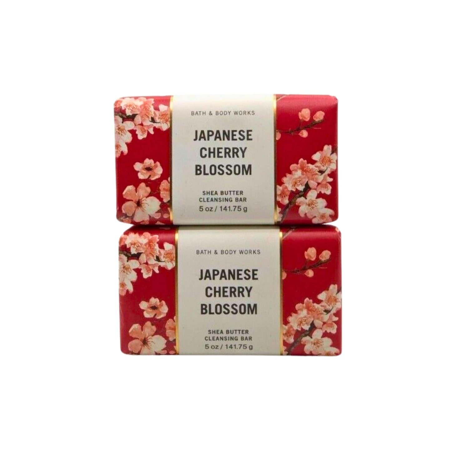 Bath & Body Works Cleansing Bar, Pack of 2 – 5oz Each, Japanese Cherry Blossom