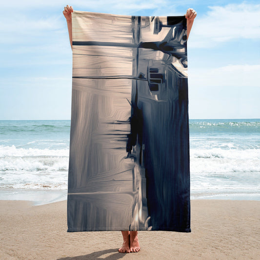 The Sleeping Yachts (at Sunrise) - Beach Towel