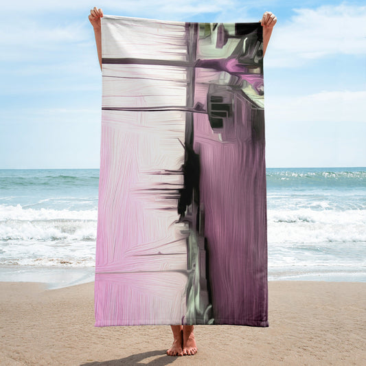 The Sleeping Yachts (at Evening) - Beach Towel