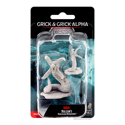 D&D Nolzurs Marvelous Miniatures: Grick & Grick Alpha - Wave 12