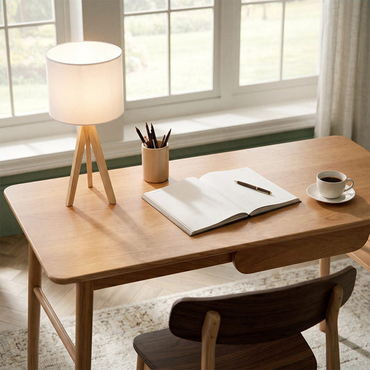 Y72 Oak Office Desk, Three Woods Available