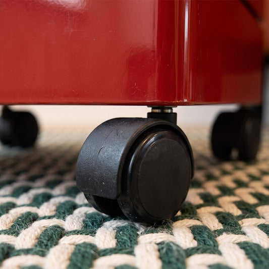 Afar Side Table With Storage & Trolley