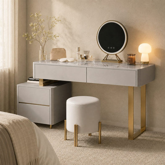 Serenique Dressing Table With LED Mirror