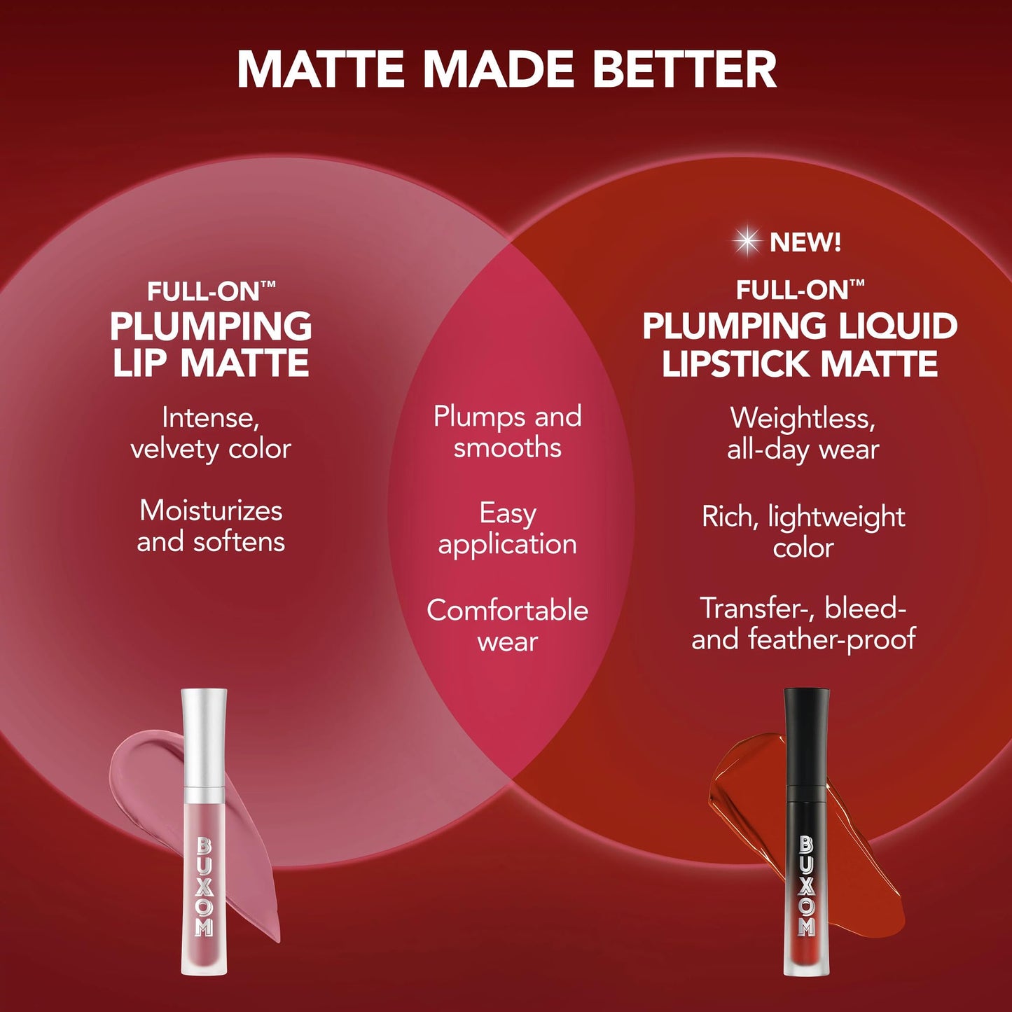 Buxom Full-On Plumping Liquid Matte Lipstick Angel Baby | Hydrating Matte Color