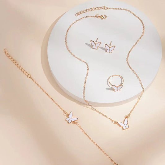 Butterfly Jewellery Set 5Pcs