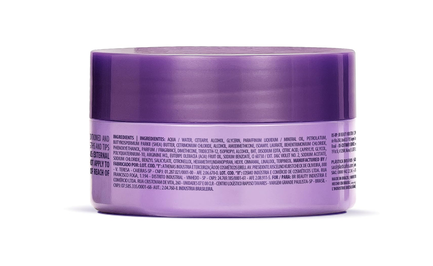 CADIVEU Plastica Dos Fios Smoothing Set – Keratin Hair Smoothing Kit (Shampoo, Conditioner, Hair Primer, Hair Mask)